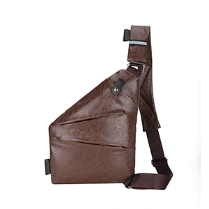 Custom leisure business waterproof sling bag mens travel sports cross body shoulder bag messenger bag