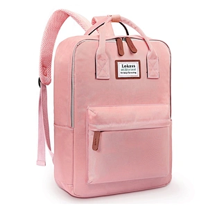 Promotional Gift 15.6 Inch Wide Open Ladies Stylish College Bags Backpack for Girls