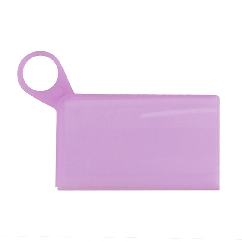 Portable Folding Masking Storage Clip PP Silicone Student Face Masking Storage Bag For Small Cloth Bag, Carrying Case