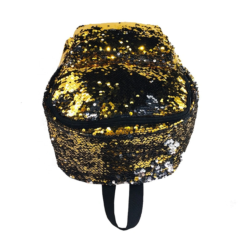 2020 Wholesale custom Lightweight fashion children girls school bag kids glitter Sequin Reversible Backpack