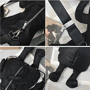 Cute Fashion Custom Backpack Creative personality college men harbor style Ins fashion trend