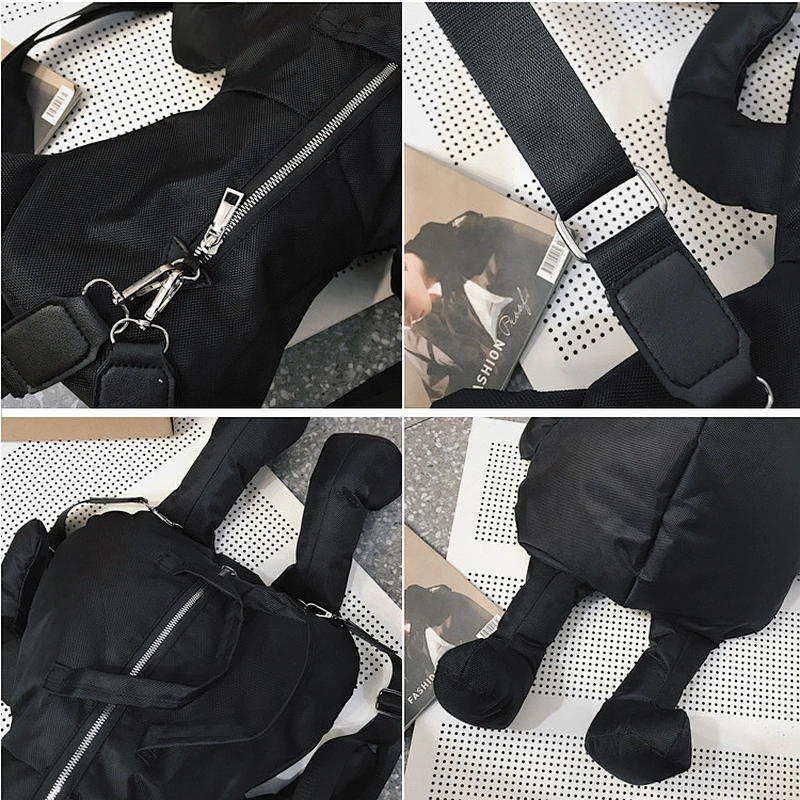 Cute Fashion Custom Backpack Creative personality college men harbor style Ins fashion trend