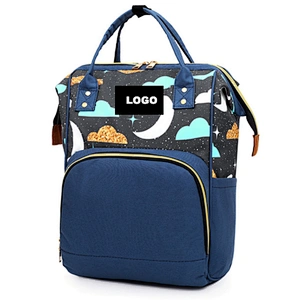 Wholesale Large Capacity Travel Baby Nappy Changing Bag luiertas With Stroller Buckle Multifunction Mummy Diaper Bag Backpack