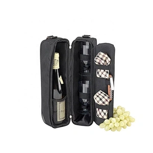 Wine Gift box Carrier Bag Tote Insulated Food Cooler bag picnic BOX wine cooler bag