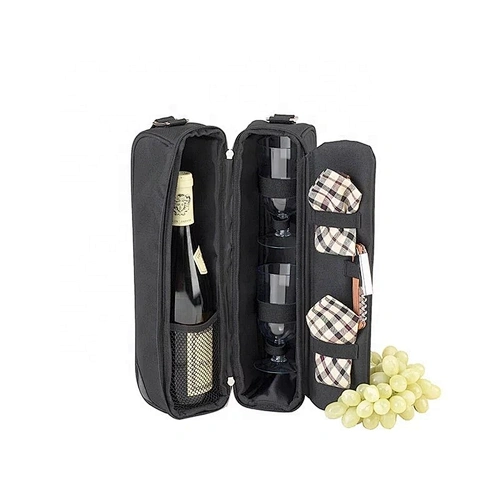 Wine Gift box Carrier Bag Tote Insulated Food Cooler bag picnic BOX wine cooler bag