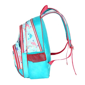Bag Shiny Cartoon Stylish Narwhale schoolbag kids bags school bags children for girls backpack,  glitter and pvc printing
