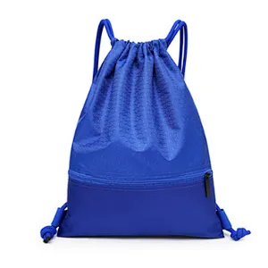 2020 new design polyester fabric bag  drawstring makeup bag shoes bag travel