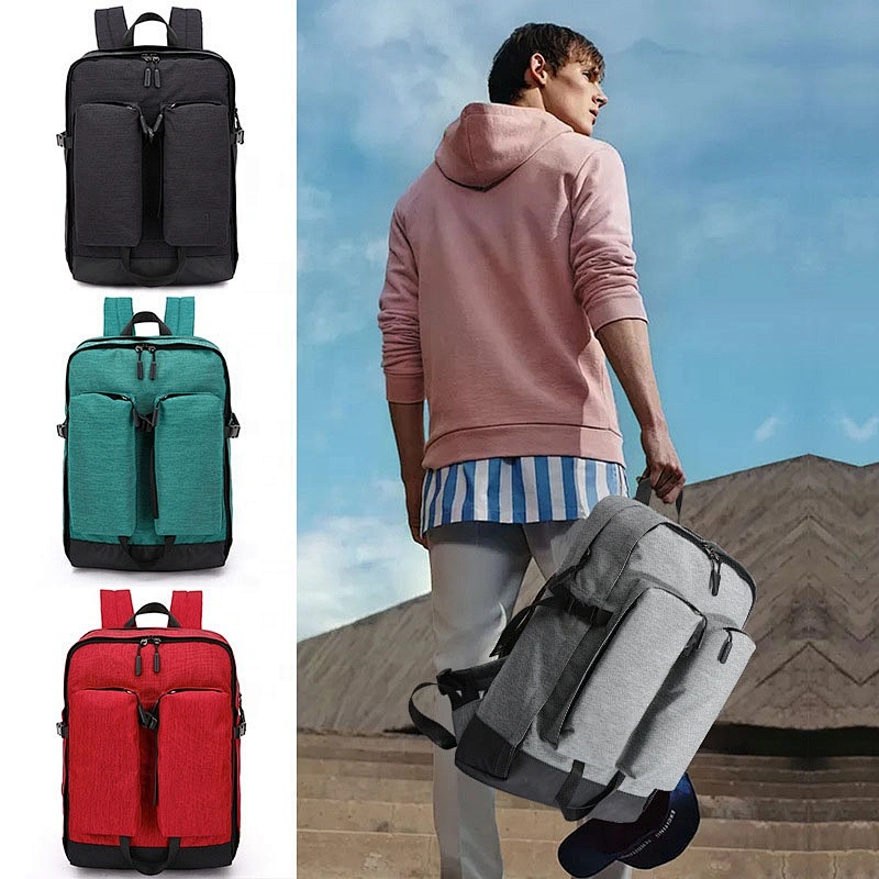 Polyester outdoor backpack  with stick band camping picnic Hunting backpack laptop bags