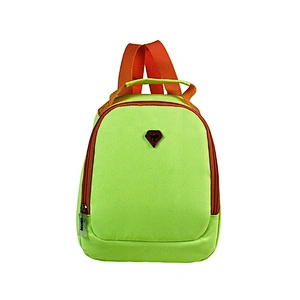 High quality insulated cooler box bags deliver lunch food delivery with custom logo thermal fluorescent green fabric for kids