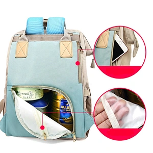 2020 new design nappy backpack for mothers and Babies insulated diaper backpack