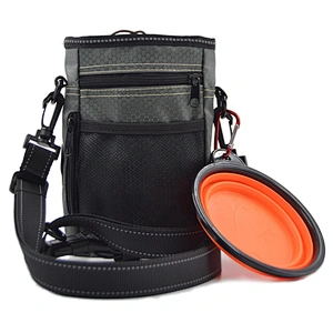 Fashion Travel Food Packaging Training Carry Pet Carrier Dog Treat Pouch Bag with accessories