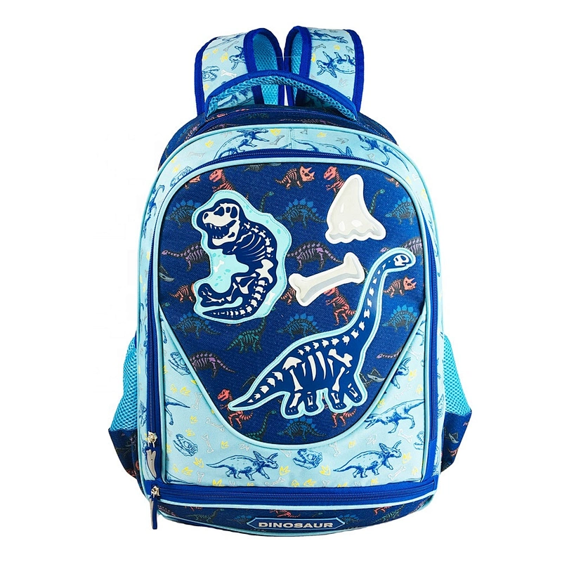 2020 China Toddler schoolbag Animal Dinosaur School Bags luminiscent reflective Printing Children kids Backpack With Logo