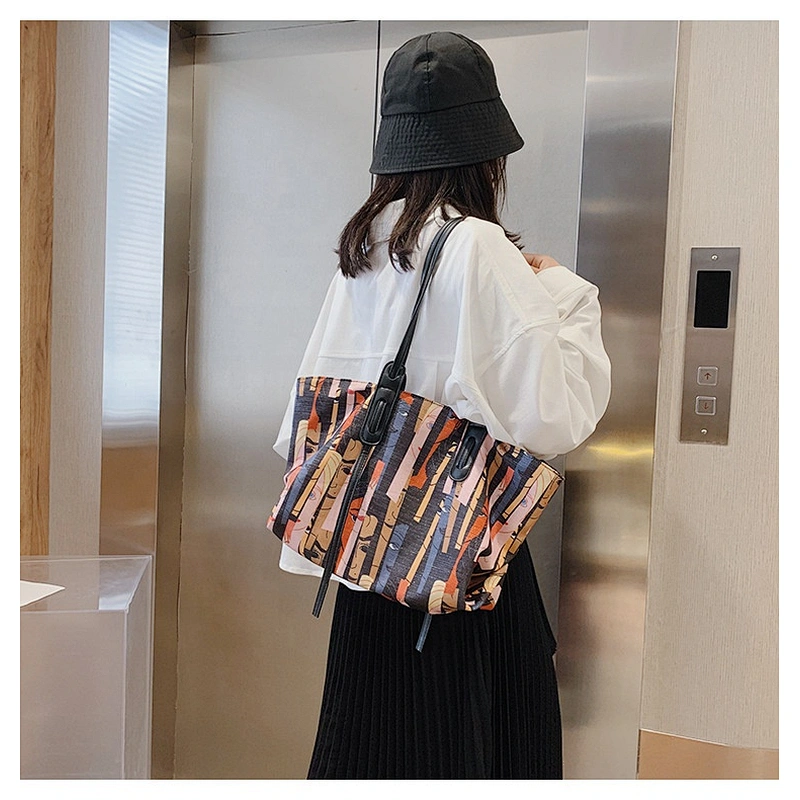New design Oxford shoulder bag large capacity for women's fashion bucket bag handbag
