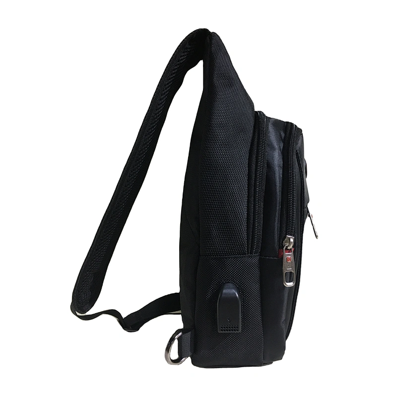 Hot sale Polyester Chest Daypack Durable Men's Shoulder Crossbody Sling Bag