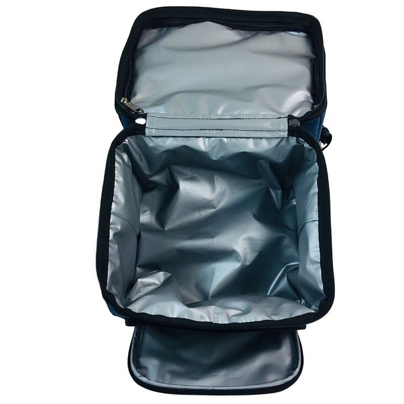 Compartment Picnic Leakproof Cooler Polyester Bag Soft Leakproof Medium Lunch Bag sac isotherme for Women and men