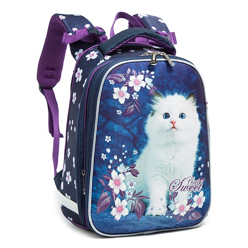 Butterfly Printing cute bookbag EVA hard shell boys girls school bag Children's backpacks for grade 1 to grade 5 kids