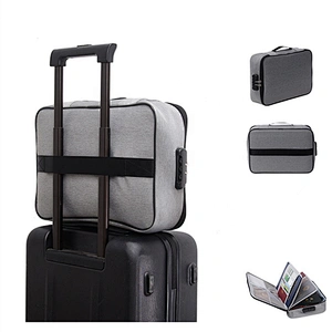 Large Capacity Waterproof Multi-function Double Layer Travel Visa Document Storage Box Certificate Bag Passport Holder