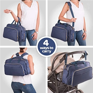 Multifunctional Backpack Colorful maternity Mummy Handbag Diaper Bags Baby bag Diaper Backpack with stroller buckle and baby bed