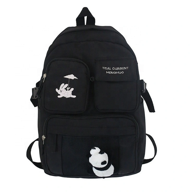 Lady Fashion Bag Teenage Girl Woman multi - pocket INS Design  Large capacity Large Purse Stylish school Backpack