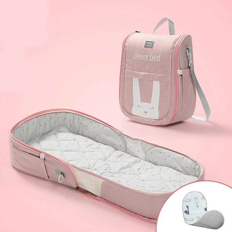 Travel Bassinet 3 in 1 Diaper Bag Backpack Portable mother care baby Travel Bed Mobile Changing Station