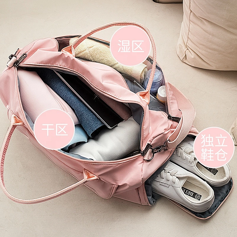 wholesale large nylon tote travel duffel bag waterproof yoga gym bag women sport