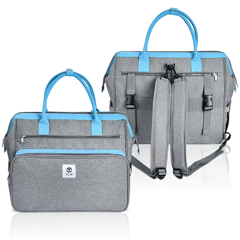 Multifunctional mummy bag folding bed diaper bag Portable outdoor changing set baby bags for mother mummy baby travel bed