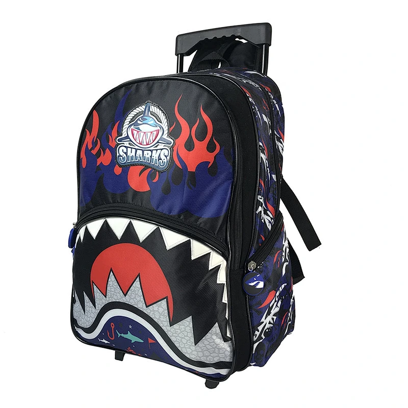 New fashion Children School Bags Kids Travel Rolling Luggage Bags school trolley bag for boys