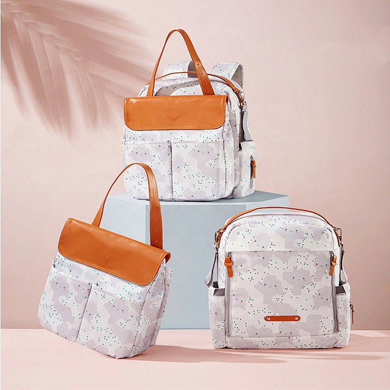 New Updated Lequeen diaper bag backpack with stroller strap and  Maternity nappy changing bag for travel baby care
