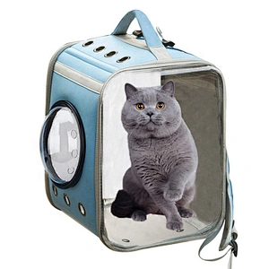 Custom Travel Animal Cages Pet Dog Cat Carriers Backpack Fashion Bag Transparent Capsule Backpack Bubble Pet Backpack for pet