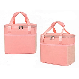 Manufactory directly supply on sale pink cooler bag blue black lunch bag