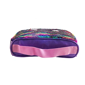 Custom design cute unicorn clutch bag evening bag for kids Glitter beauty cosmetic bag