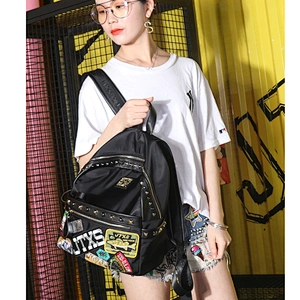Wholesale Custom Waterproof School Bag Backpack With Rivet with high quality 2020