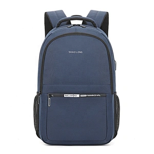 New Custom Large Capacity Laptop Backpack USB Charging Student School Bag 15.6 Inch Student Laptop Backpack with USB