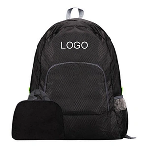 Custom Outdoor Light Weight Promotional Camping Travel Bag Gym Backpack Waterproof Foldable Backpack