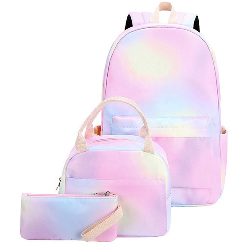 OEM/ODM Custom New design girls latest 3 in1 set school bags backpacks school sports backpack women for teenager girls