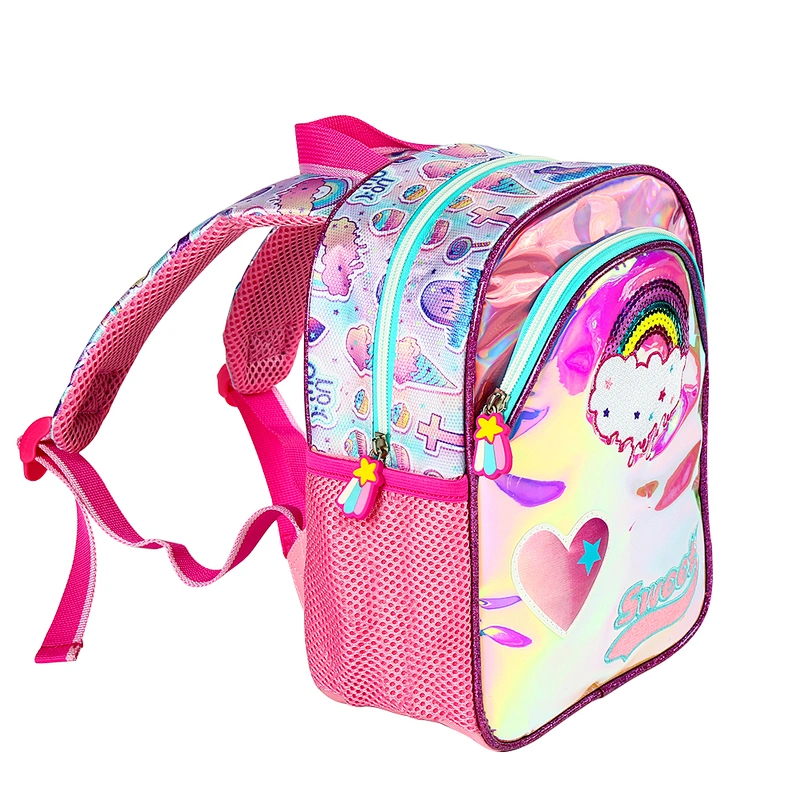 Hot sale cartoon waterproof backpack girl cheap school bag school bags for girls travel with Sequin, Embroidery