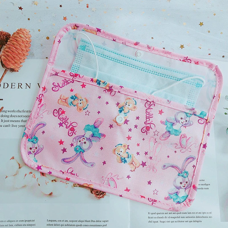 Headphone Case Travel Masking Storage Bag For Earphone Data Cable Charger Cute Cartoon portable
