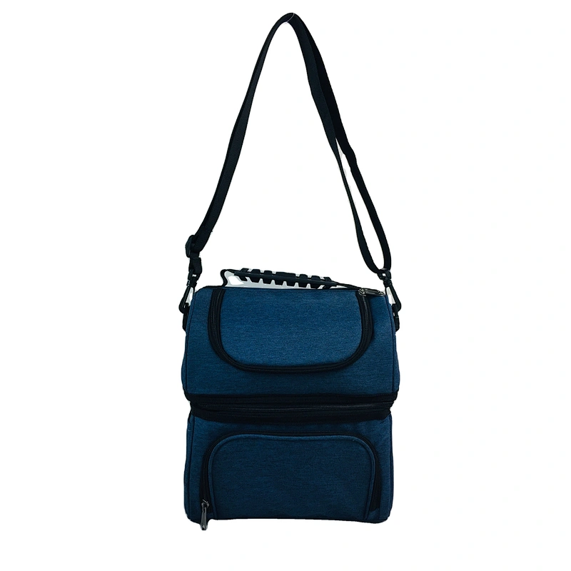 Compartment Picnic Leakproof Cooler Polyester Bag Soft Leakproof Medium Lunch Bag sac isotherme for Women and men