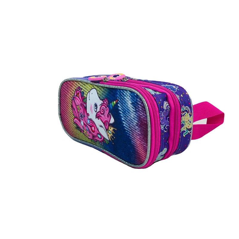 Novelty Mermaid Office supply custom Holographic Pencil case bag School Pencil case for girl