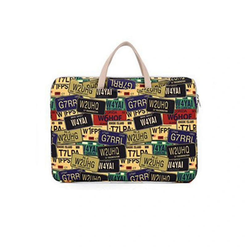Customized Laptop Bag 13 inch Notebook Liner bag Female Cartoon Painted  Waterproof and shockproof Light Laptop Bag