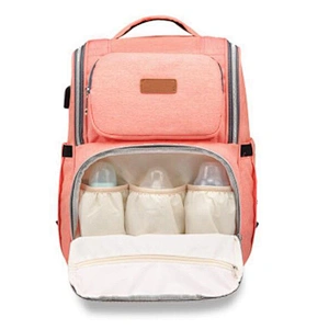 Custom Mommy maternity baby bags stroller mother care baby diaper backpack nappy changing leather diaper bag for mothers