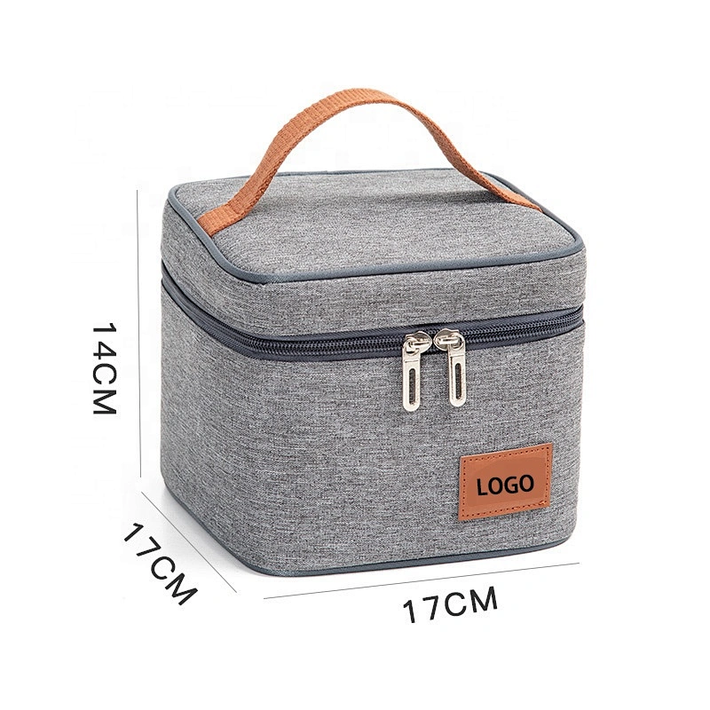 Waterproof Polyester Thermal Picnic Cold Bottle Cooler Lunch Tote Box Bag Sac Lunch bag for Woman Food Delivery Kids School