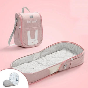 Travel Bassinet 3 in 1 Diaper Bag Backpack Portable mother care baby Travel Bed Mobile Changing Station