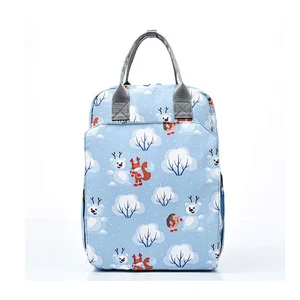 decorative luxury mom bag eco friendly tote maternity changing bag travel mummy backpack diapers baby bag