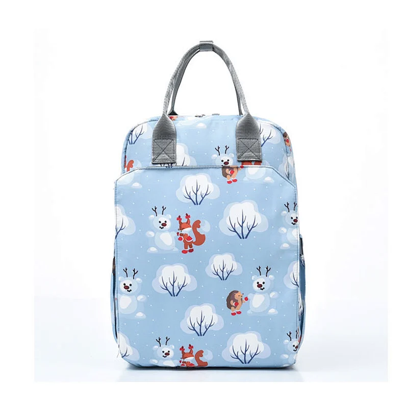 decorative luxury mom bag eco friendly tote maternity changing bag travel mummy backpack diapers baby bag