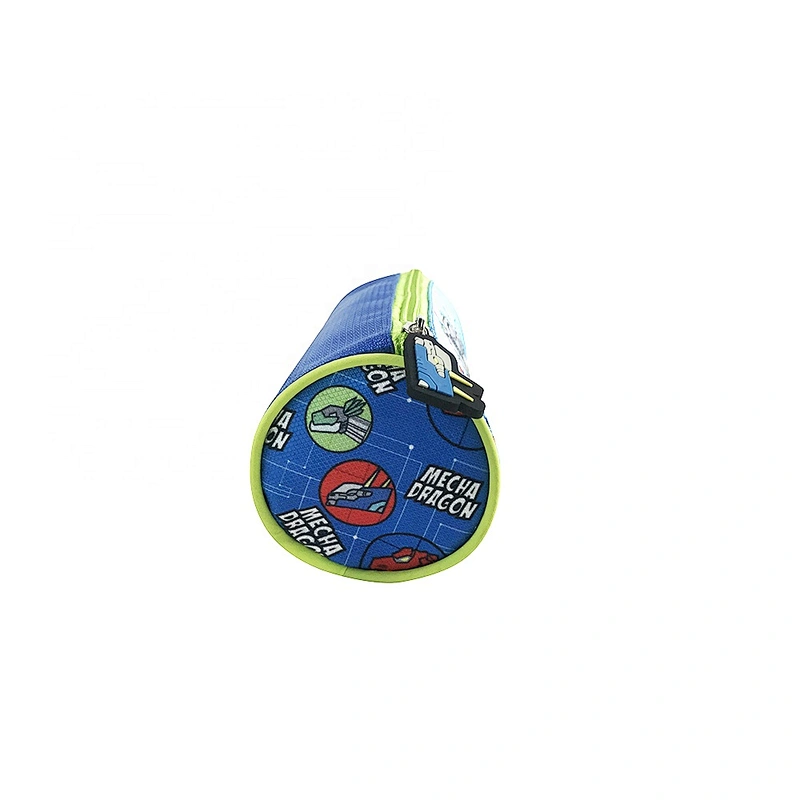 wholesale hot sell Cute Simple melange robot students Packing cute kids School Office Pencil Pouch Case Bag for school boy