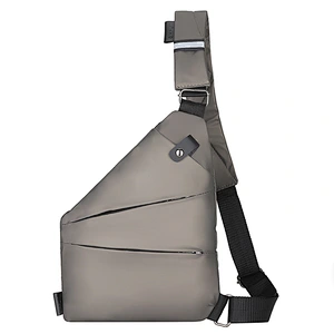 Custom leisure business waterproof sling bag mens travel sports cross body shoulder bag messenger bag