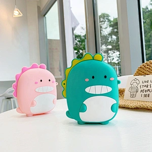 Waterproof cute cartoon girl women Silica Gel soft silicone rubber wallet pouch case coin purse mini purse with crossbody strap