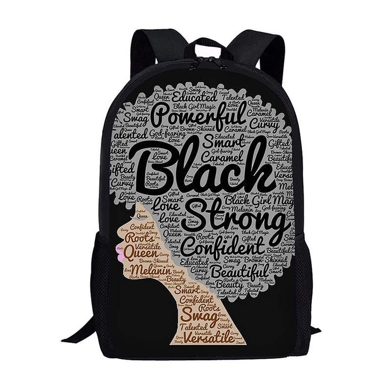 Creative Backpacks for African girls in primary School Full African Tiger Custom Print Backpack