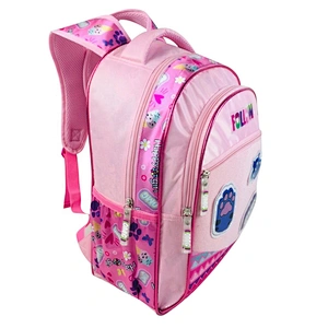Custom logo New primary Girls school backpacks Korean version of the British style smart backpack kids school bags